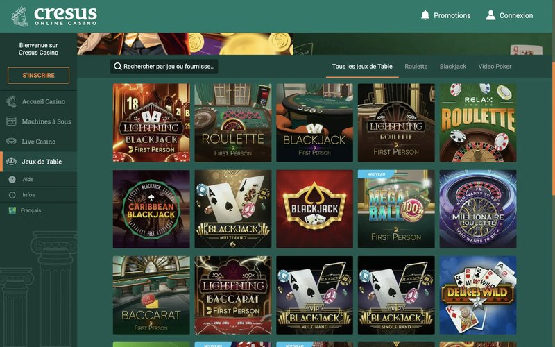 Explorez casino cresus